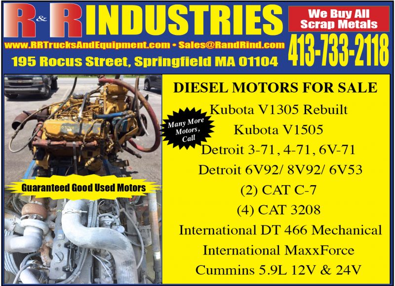 DIESEL MOTORS FOR SALE