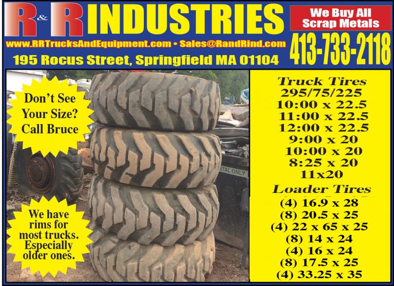 LOADER TIRES and TRUCK TIRES